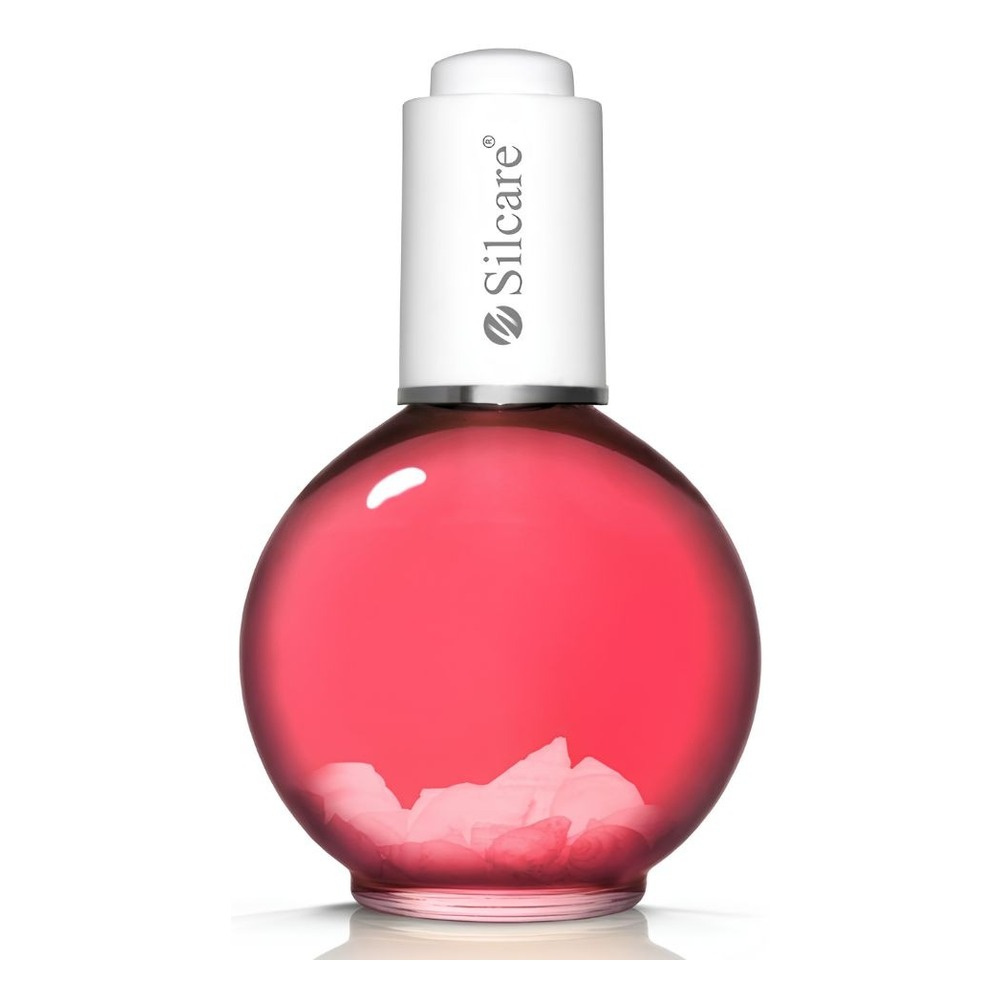 Silcare Garden of Colour olejek do paznokci i skórek Yummy Gummy Pink z muszelkami 75ml