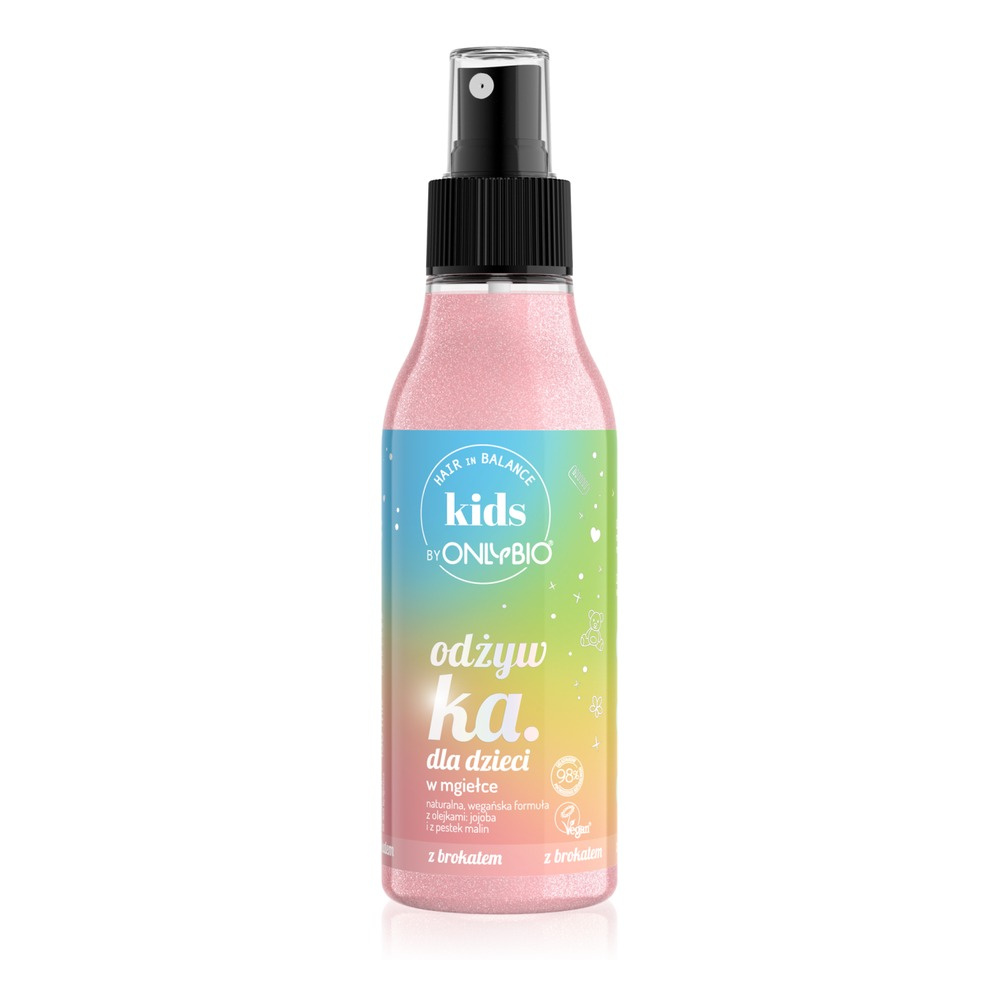 OnlyBio Hair in Balance Kids Conditioner for Children in Mist with Glitter 150ml