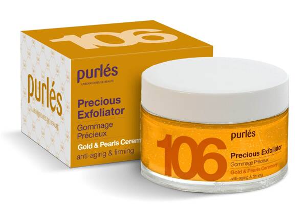 Purles 106 Gold & Pearls Ceremony Precious Exfoliator Peeling Żelowy Bogini dla Skóry Dojrzałej 50ml