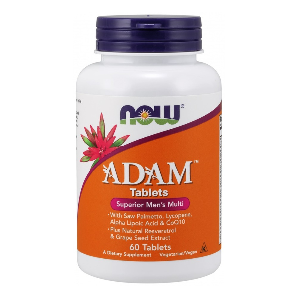 Now Foods ADAM Multi-Vitamin for Men 60 Tablets
