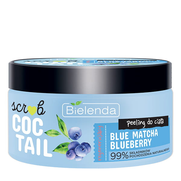 Bielenda Scrub Coctail Regenerating Body Scrub Blue Matcha & Blueberry 350g