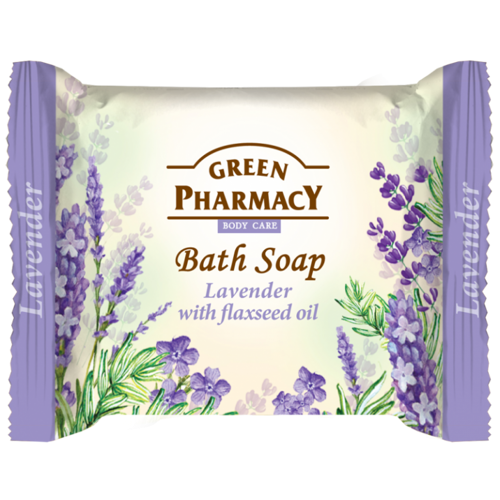 Green Pharmacy Lavender and Linseed Oil Bar Soap 100g