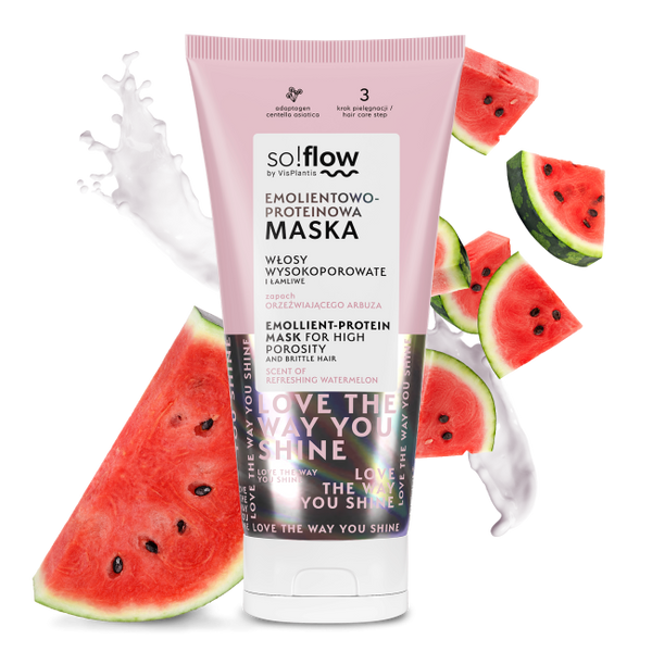 So!Flow Emollient-Protein Mask for Highly Porous and Brittle Hair 200ml