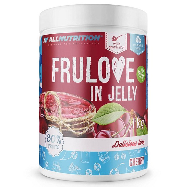Allnutrition Frulove in Jelly Wiśnia Bezcukrowy Deser Owocowy 1000g
