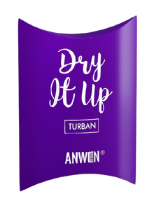 Anwen Turban Dry It Up Night Treatment for Hair Care Purple Color 1 Piece