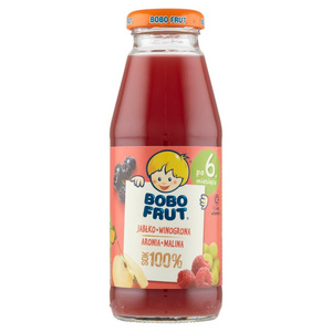 Bobo Frut Juice 100% Apple Grapes Aronia Raspberry after 6 Months 300ml