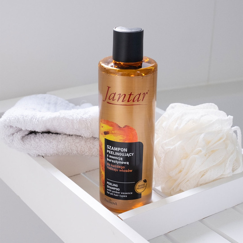 Jantar Peelingujący Szampon z Esencją Bursztynową i Enzymami 300ml