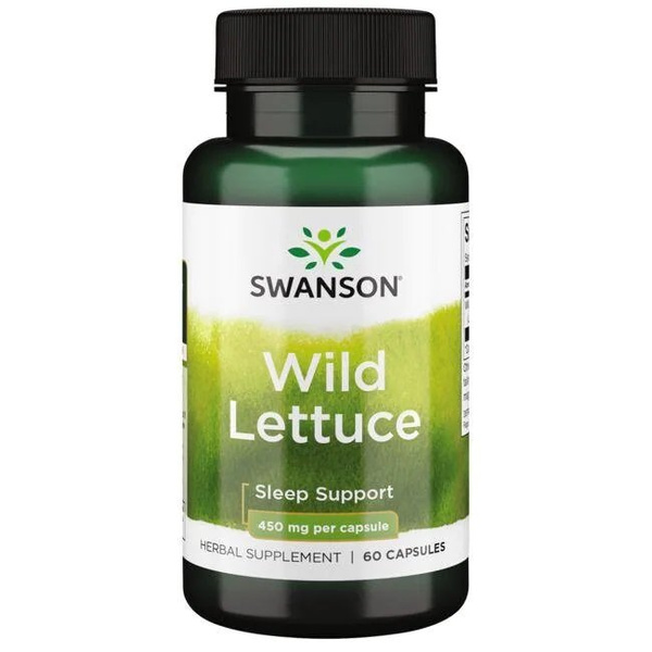 Swanson Wild Lettuce 450mg 60 Capsules