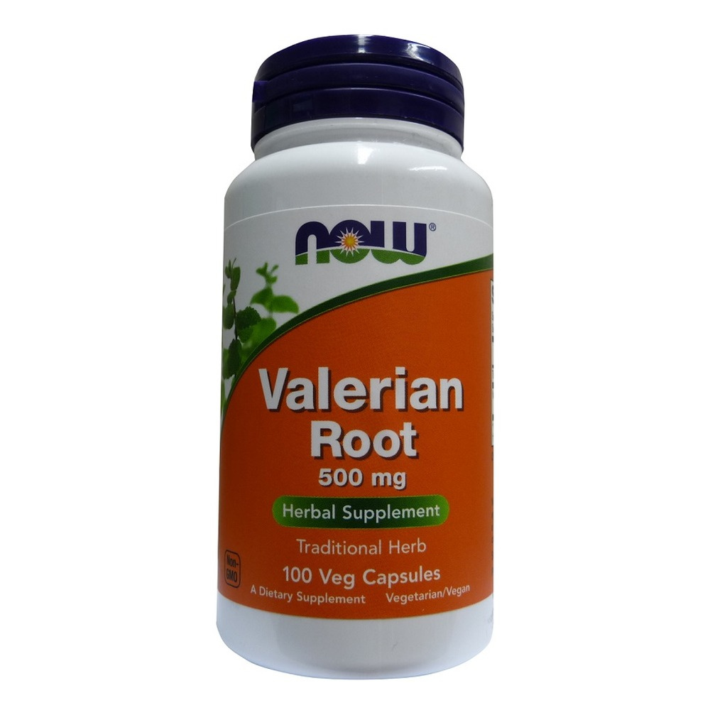 Now Foods Valerian Root 500mg Relaxation and Calmness 100 Vcapsules