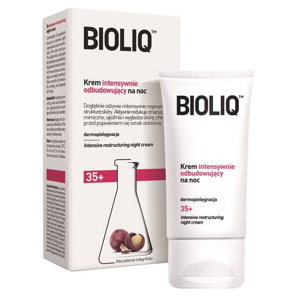 Bioliq 35+ Krem Nocny Intensywnie Odbudowujący Skórę 50 ml