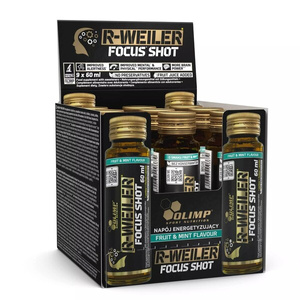 Olimp Nutrition R-Weiler Focus Shot Fruit & Mint for Focus and Performance 9 x 60 ml