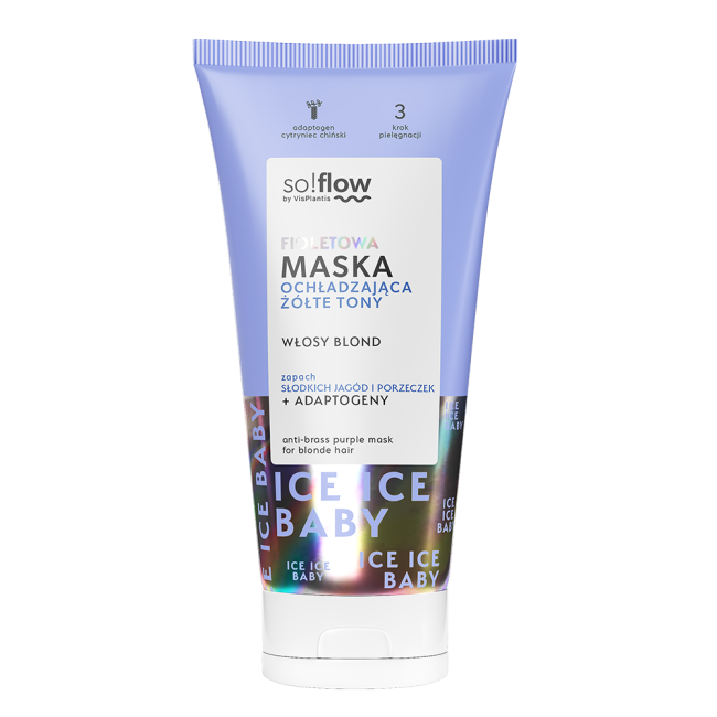 So!Flow Luxe Purple Cooling Mask for Blonde Hair - 200ml
