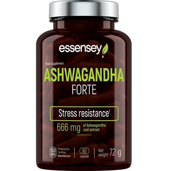 Essensey Ashwagandha Forte for Stress Resistance and Emotional Balance 90 Caps