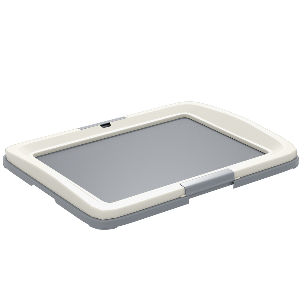 PawHut Dog Toilet Tray for Training Dogs, Dog Litter Tray for Indoor, Outdoor, 63 x 49 x 6cm