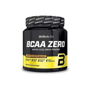 BioTechUSA BCAA Zero Aminokwasy w Proszku Owoce Tropikalne Na Budowę Mięśni i Energię 360g