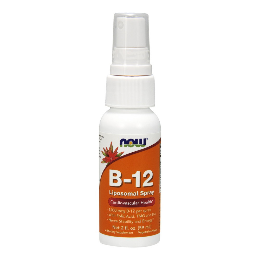 Now Foods Witamina B12 Liposomalna Spray Prawidłowe Funkcjonowanie Organizmu 59ml