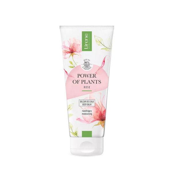Lirene Power Of Plantis Nawilżający Balsam do Ciała dla Skóry Suchej Róża 200ml
