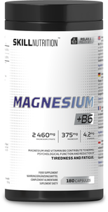 Skill Nutrition Magnesium + B6 Supplement for the Nervous System and Energy 180 Capsules