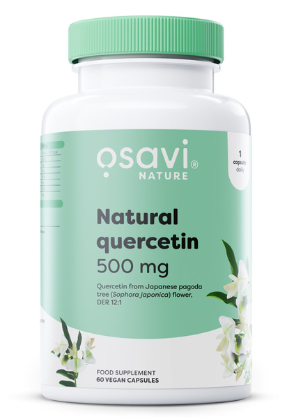 Osavi Natural Quercetin 500mg High Potency Bioflavonoid 60 Vegan Caps