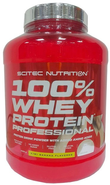 SciTec 100% Whey Protein Professional, Kiwi-Banana - 2350g