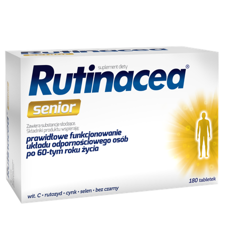 Rutinacea Senior Supports Proper Functioning of Immune System 180 Tablets