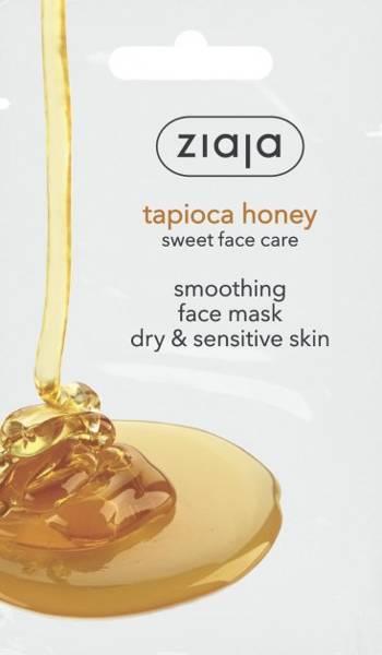 Ziaja Honey Tapioca Smoothing Mask for Dry and Sensitive Skin 7ml