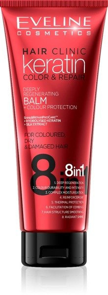 Eveline Keratin Colour & Repair Balm Colour Protection 8in1 250ml