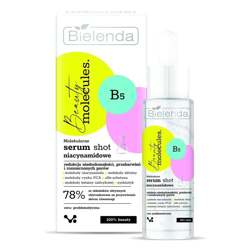 Bielenda Beauty Molecules Molecular Niacinamide Shot Serum for Problematic Skin 30ml