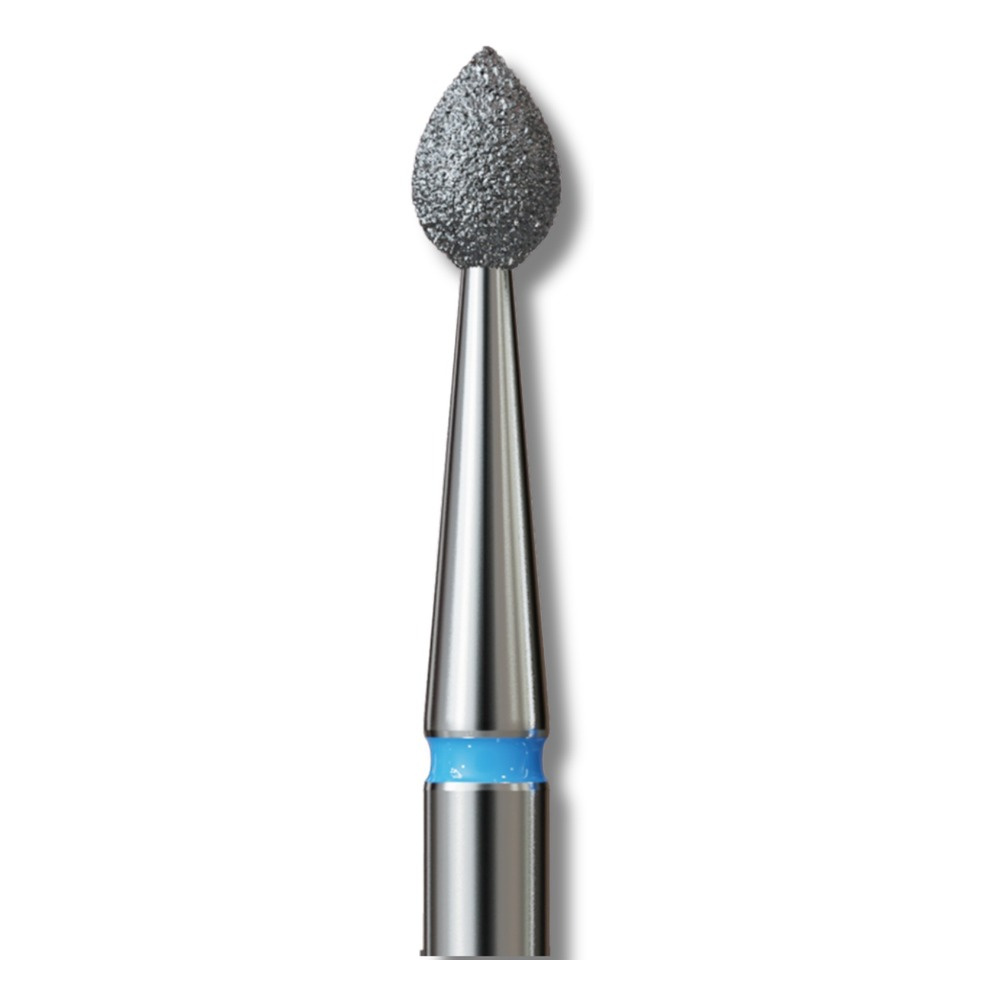 IQ Nails Diamentowy Frez do Paznokci w Kształcie Płomienia Średnio Drobny 2,5mm 243.524.025 1 Sztuka