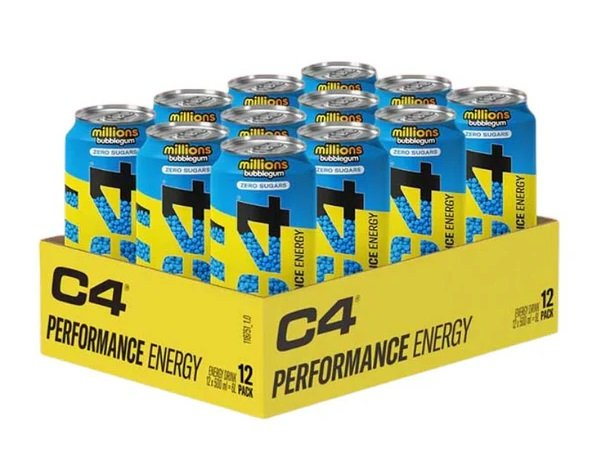 Cellucor C4 Performance Energy Millions Bubblegum Napój Energetyczny Na Energię i Skupienie 12 x 500ml