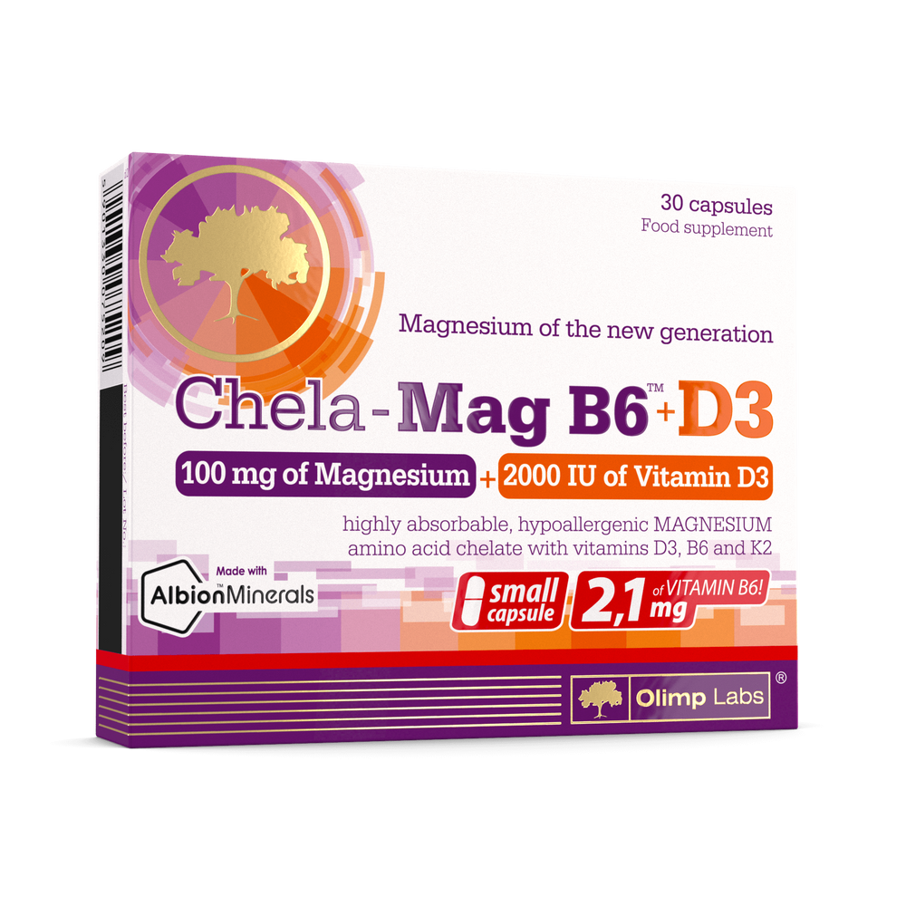 Olimp Chela-Mag B6 + D3 30 Capsules