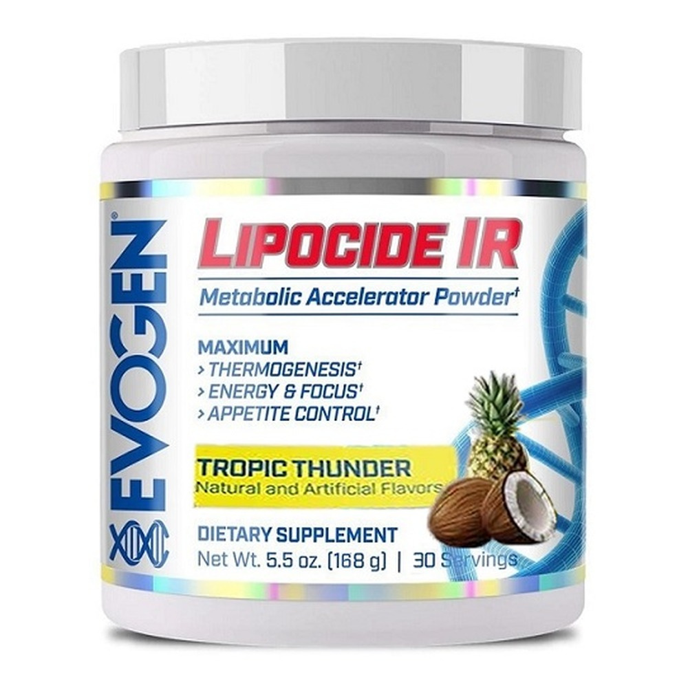 Evogen Lipocide IR Suplement w proszku, Tropic Thunder 168g