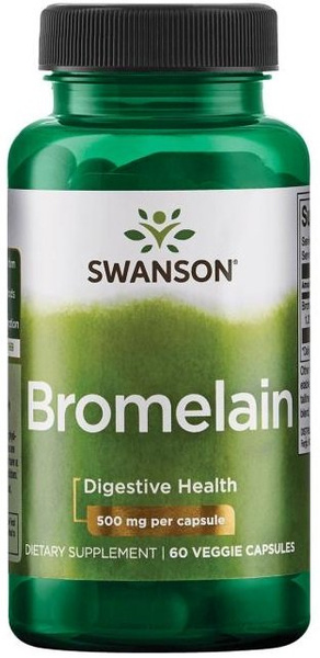 Swanson Bromelain 500mg Maximum Strength 60 Capsules