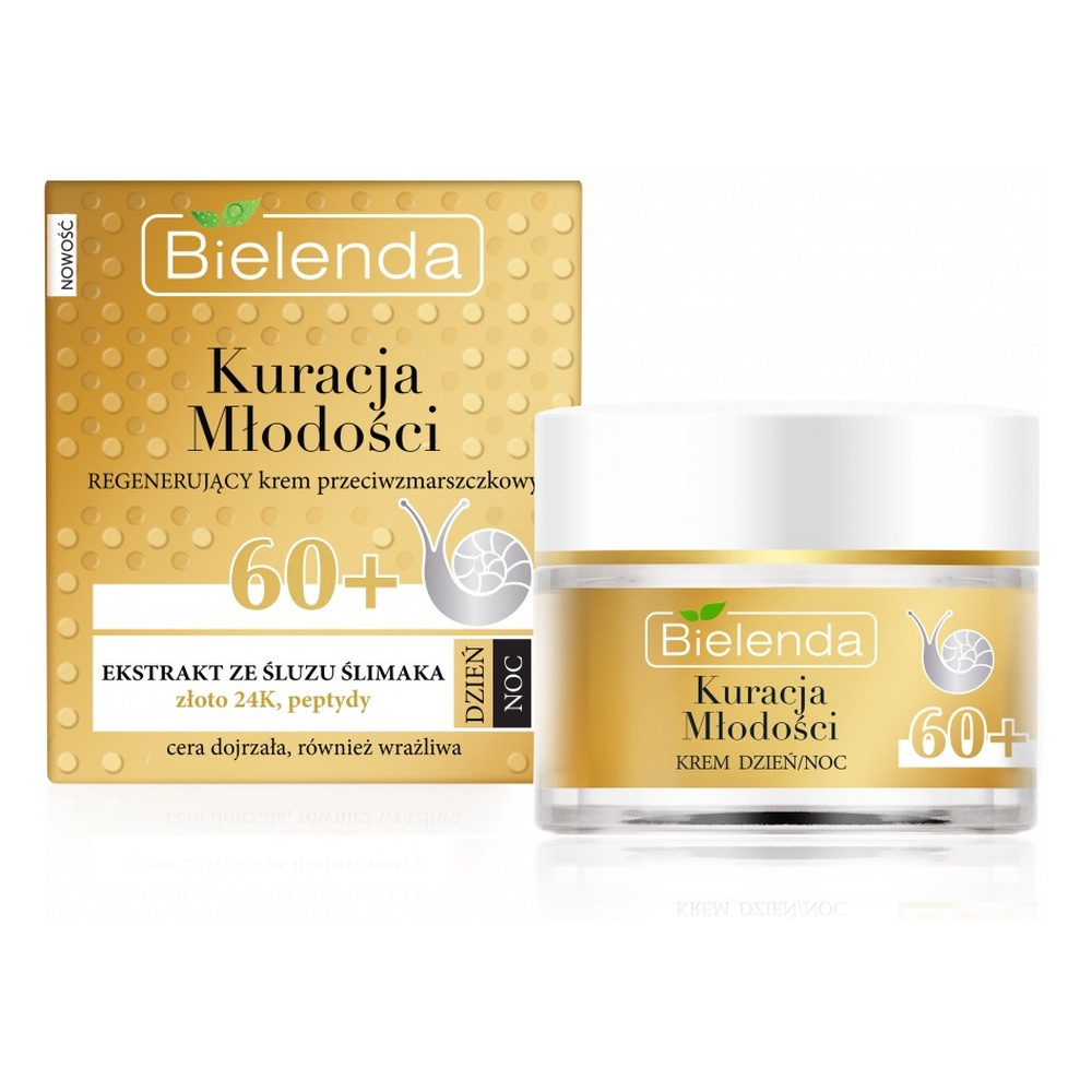 Bielenda Youth Treatment Moisturizing Anti-Wrinkle Cream Snail Slime 60+ 50ml
