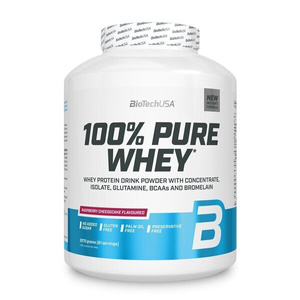 BioTechUSA 100% Pure Whey Szarlotka Odżywka Białkowa Na Wzrost i Regenerację Mięśni 2270g