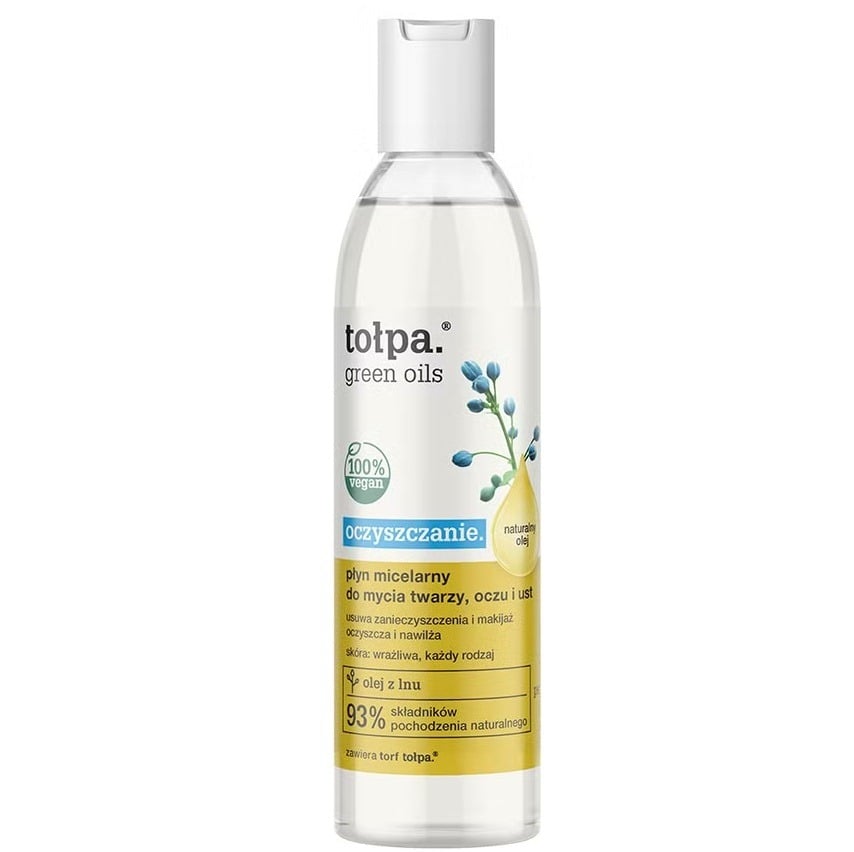 Tolpa Green Oils Płyn micelarny do demakijażu twarzy oczu i ust 200ml