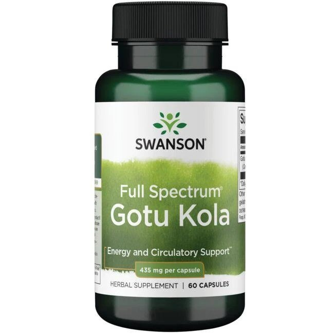 Swanson Full Spectrum Gotu Kola 435mg 60 Kapsułek