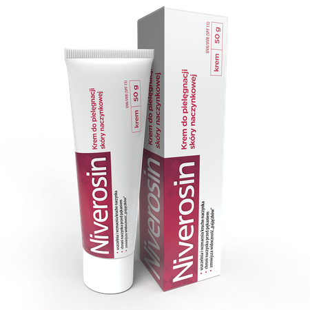 Aflofarm Niverosin Cream for Couperose-Prone Skin SPF 15 50g