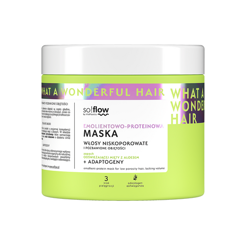 So!Flow Emollient-Protein Mask for Low Porosity and Lacking Volume Hair 400m