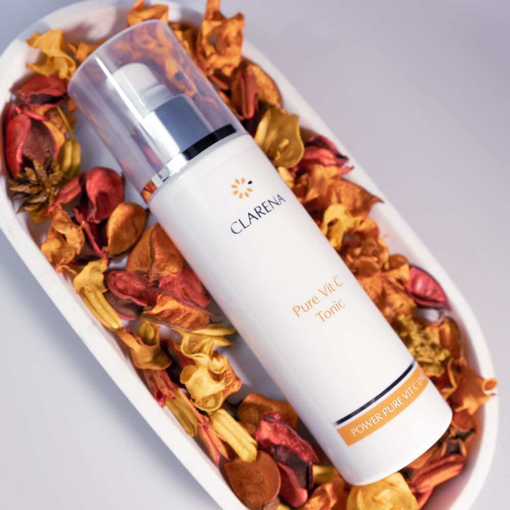 Clarena Power Pure Vit C Tonik Rozjaśniający dla Szarej i Wrażliwej Cery - 200 ml