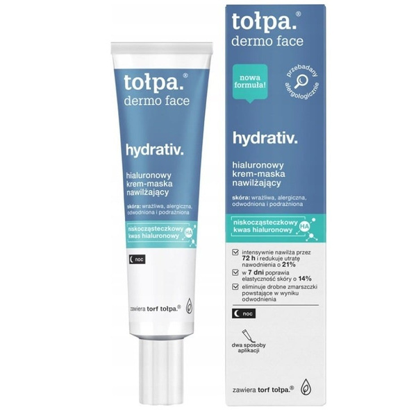 Tolpa Dermo Face Hydrativ Nawilżający krem-maska na noc 40ml