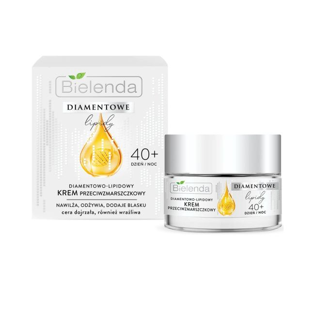 Bielenda Diamond Lipids 40+ Diamond-Lipid  Anti-Wrinkle Cream for Mature and Sensitive Skin Day and Night 50ml