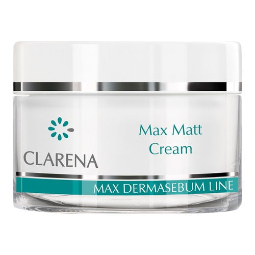 Clarena Max Dermasebum Matujący Krem dla Cery Tłustej i Mieszanej na Dzień 50ml