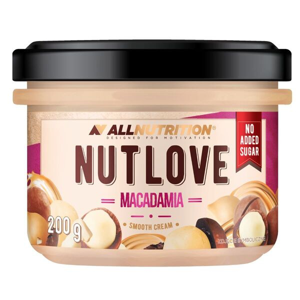 Allnutrition Nutlove Smooth Cream, Macadamia - 200g