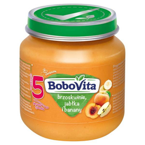 BoboVita Dessert Peaches Apples and Bananas Mousse for Infants after 5th Month 125g