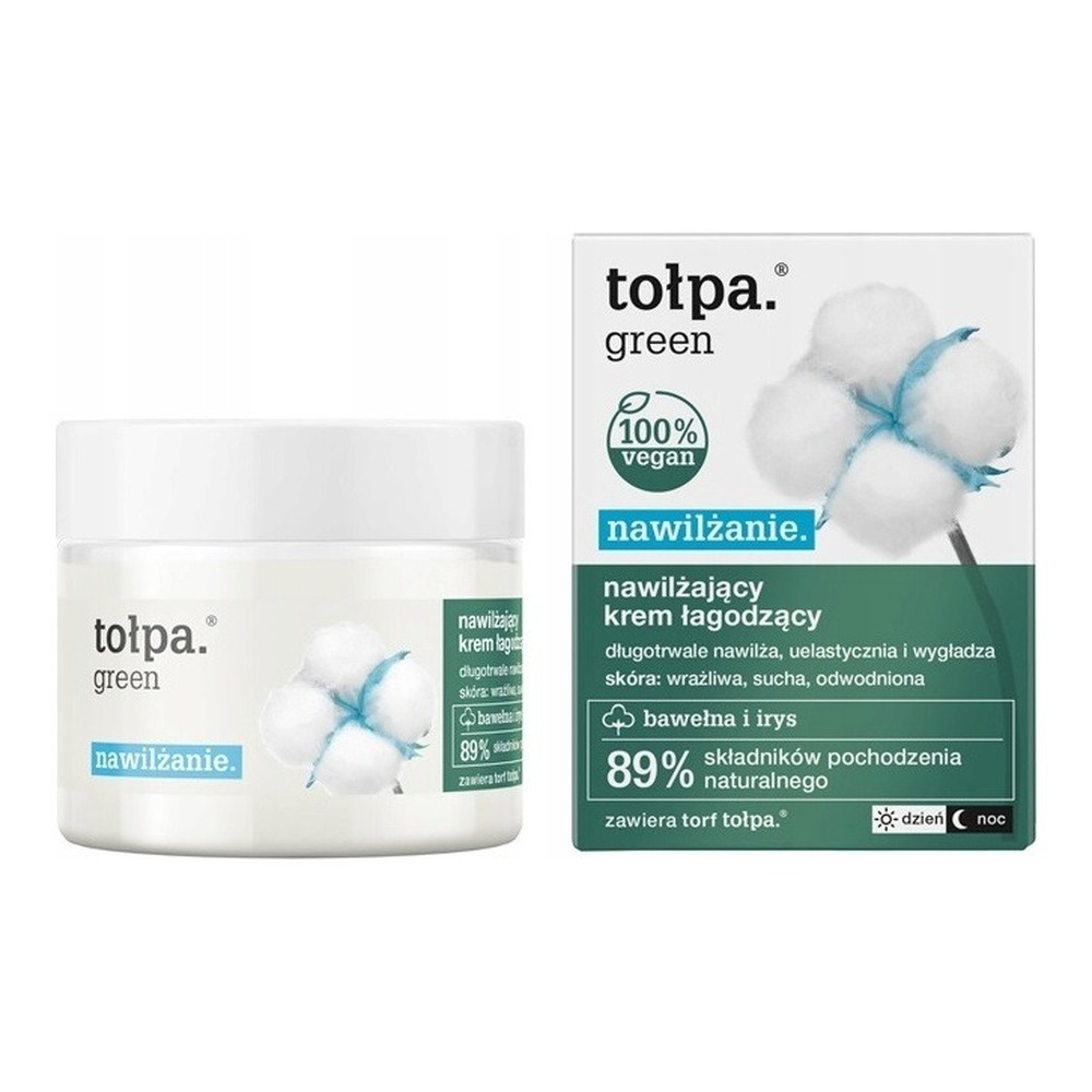 Tolpa Green Moisturizing Soothing Cream For Sensitive Dehydrated Skin 50ml