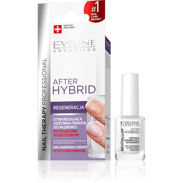 Eveline Nail Therapy After Hybrid Revitalum Odżywka Utwardzająca do Paznokci 12ml