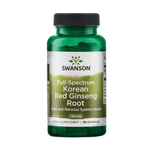 Swanson Full Spectrum Korean Red Ginseng Root 400mg 90 Capsules