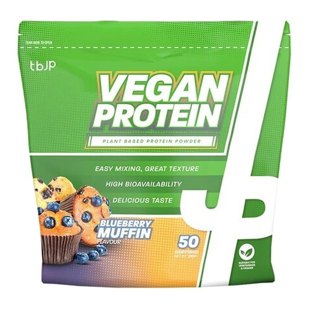 Trained by JP Vegan Protein, Blueberry Muffin - 2000g