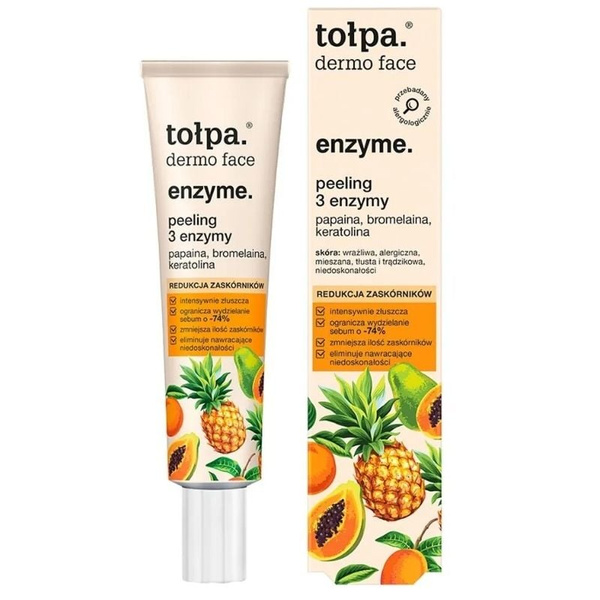 Tolpa Dermo Face Enzyme Peeling 3 Enzymes For Sensitive And Oily-Prone Skin 40ml